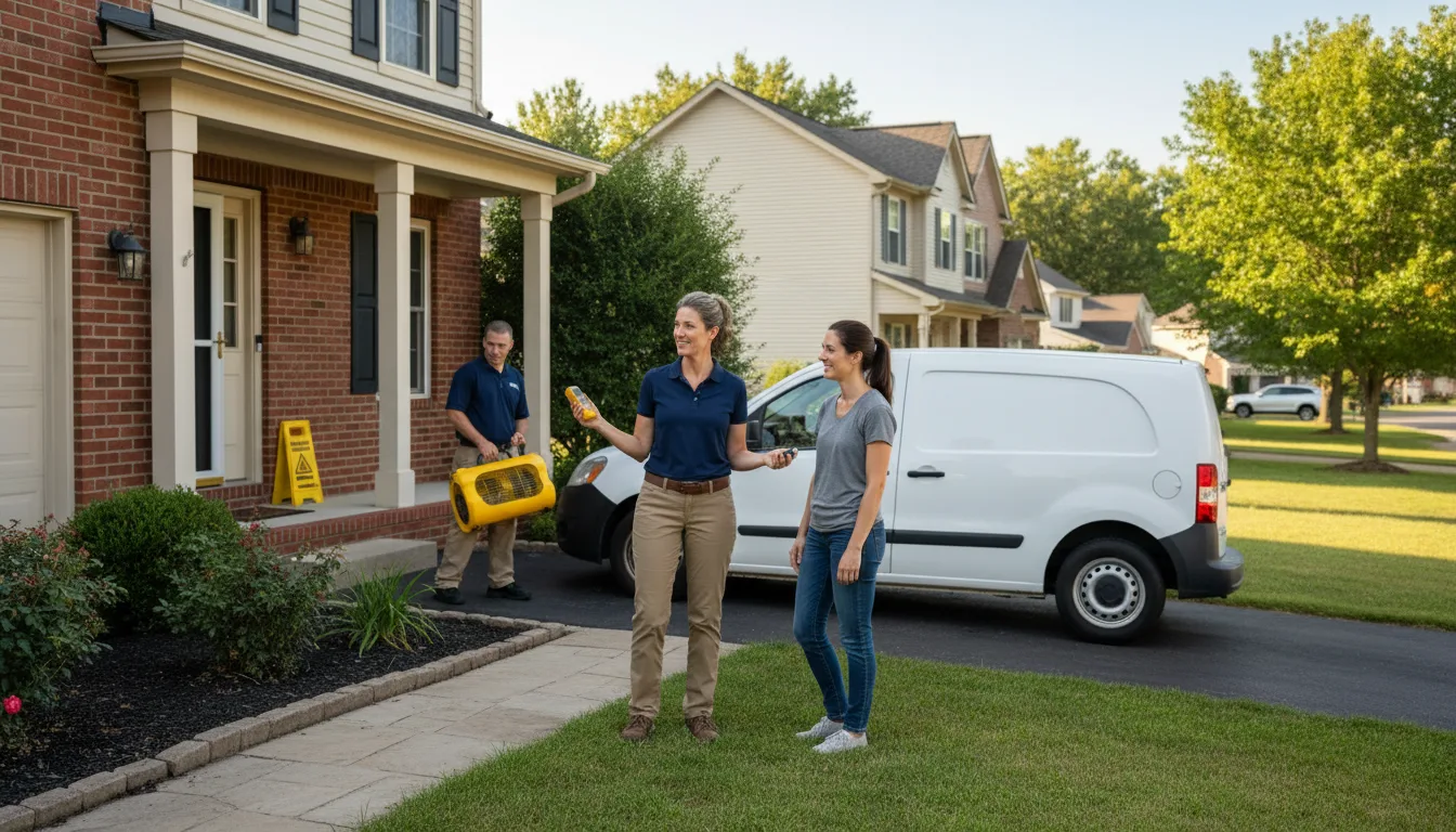Water restoration image for Mildew Remediation in Nova, OH
